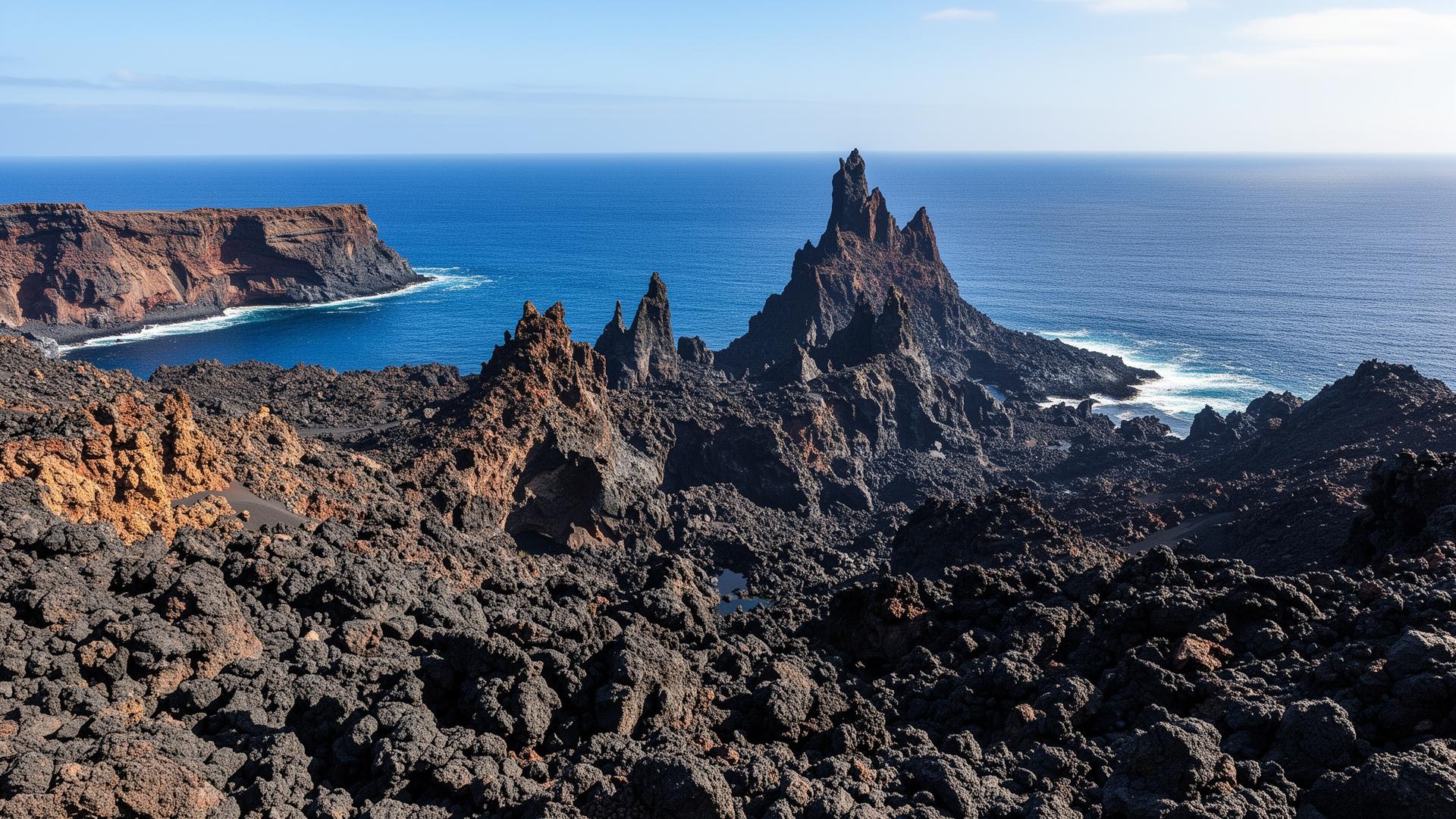 Volcanic landscape of Lanzarote