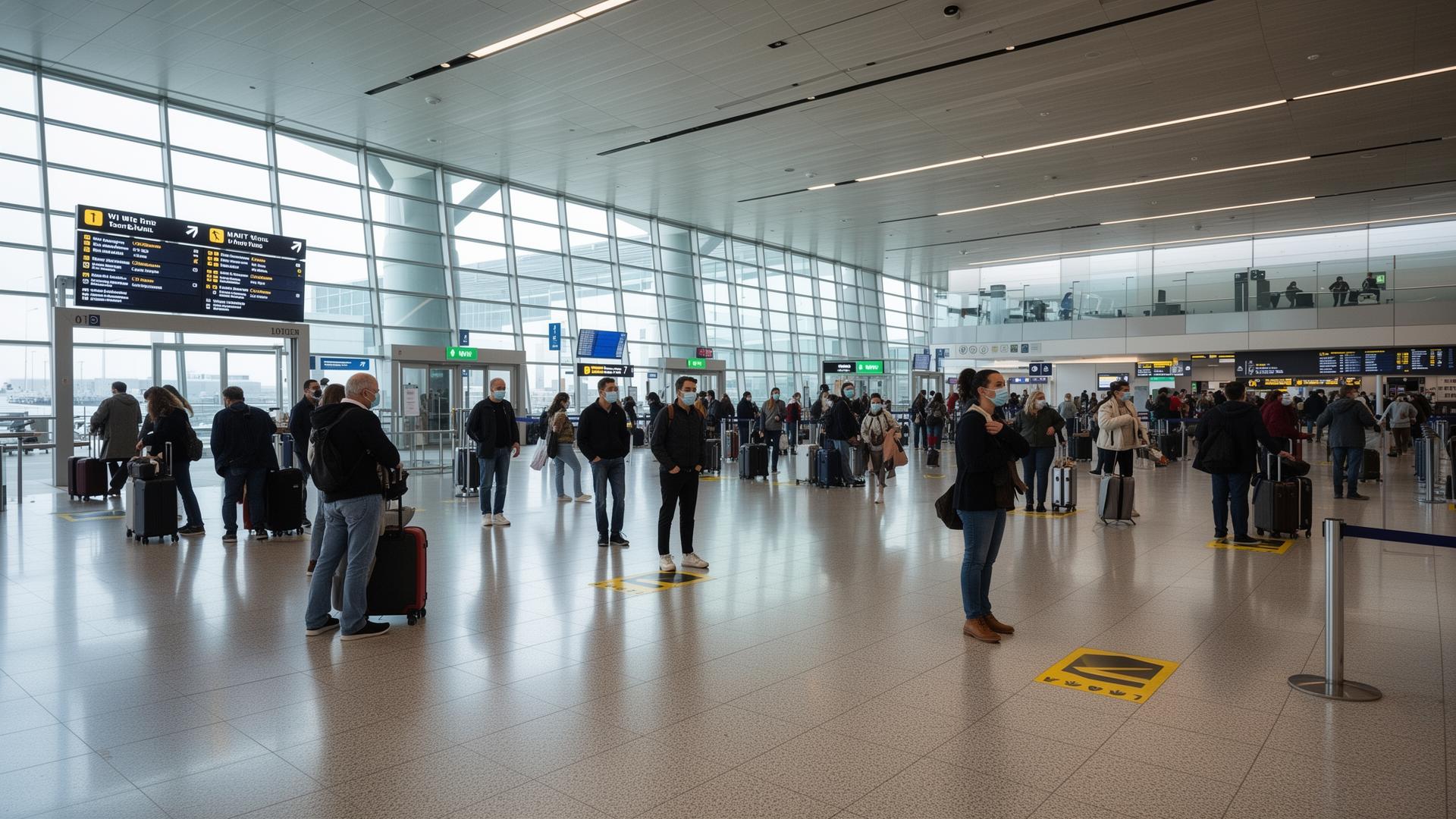 Airport travel during 2020